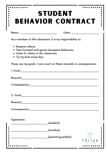 student contract